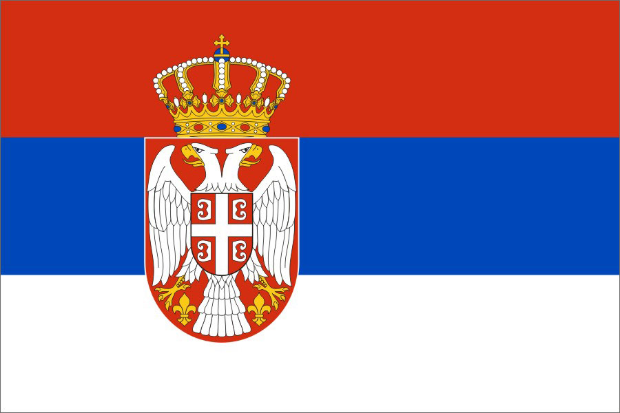 Flag Serbia