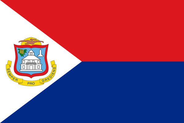 Flag Sint Maarten (Dutch part)